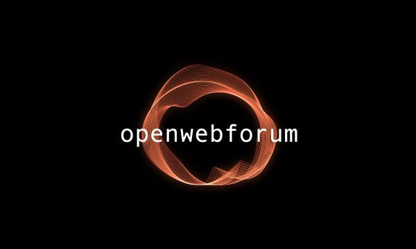 Open Web Forum 2022 cover art