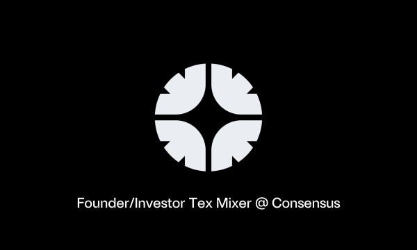 Founder/Investor Tex Mixer @ Consensus cover art
