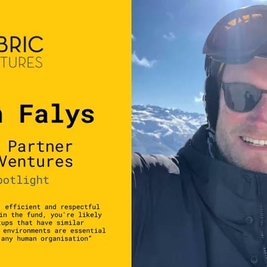 Team Spotlight: Alain Falys, Venture Partner at Fabric Ventures cover art